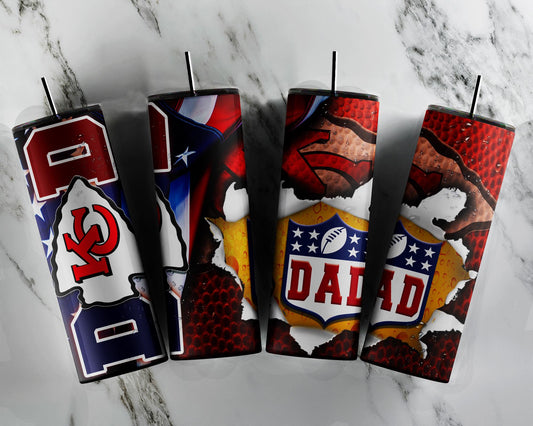 Father's Day Tumbler (all teams available)