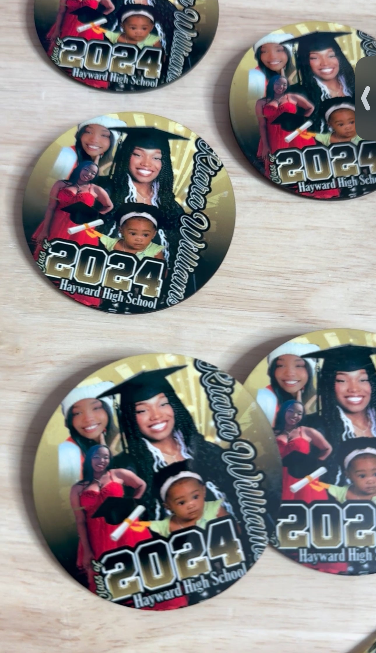 Sublimation Buttons (5)